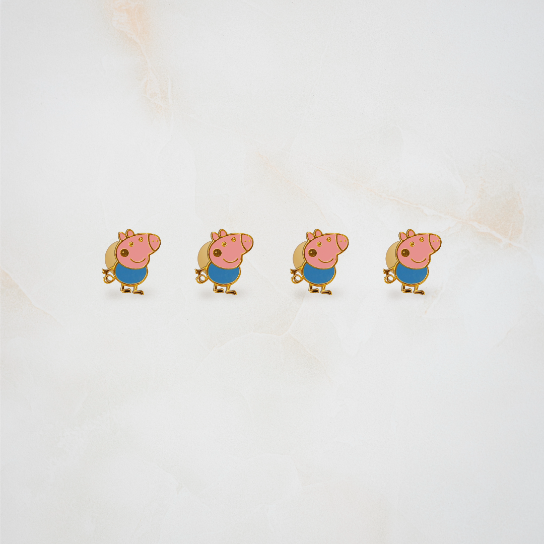 Peppa pig kurta buttons