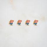 Peppa pig kurta buttons