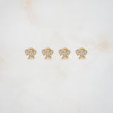 Elephant kurta buttons