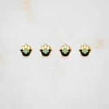 Hamsa kurta buttons