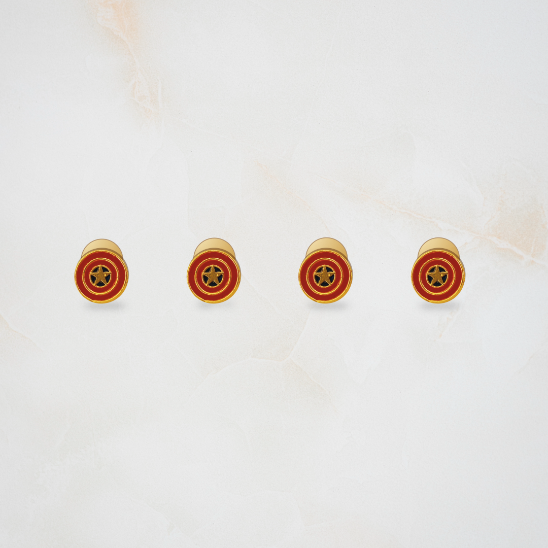 Captain America kurta buttons