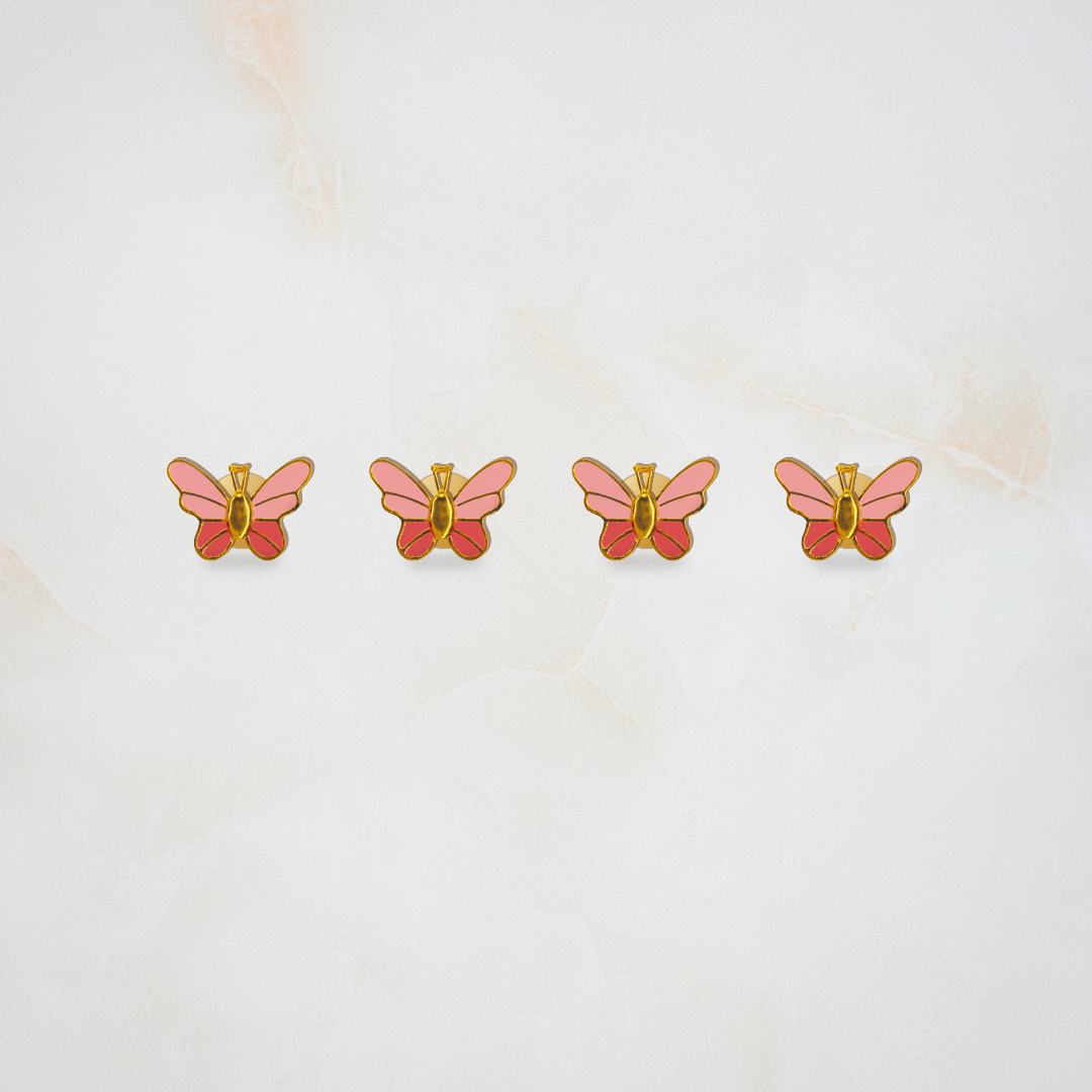 Butterfly kurta buttons