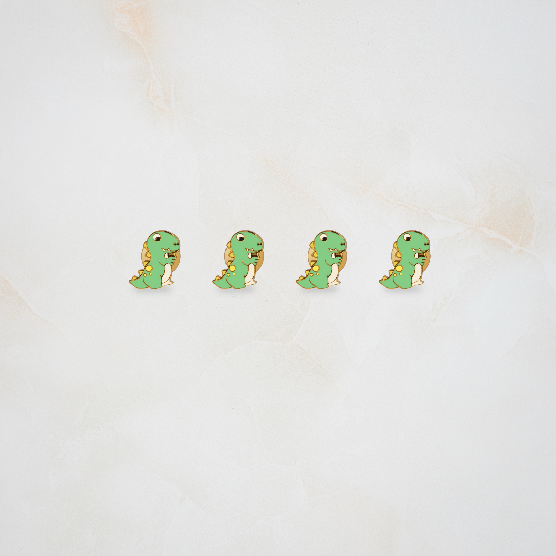 Dinosaur kurta buttons