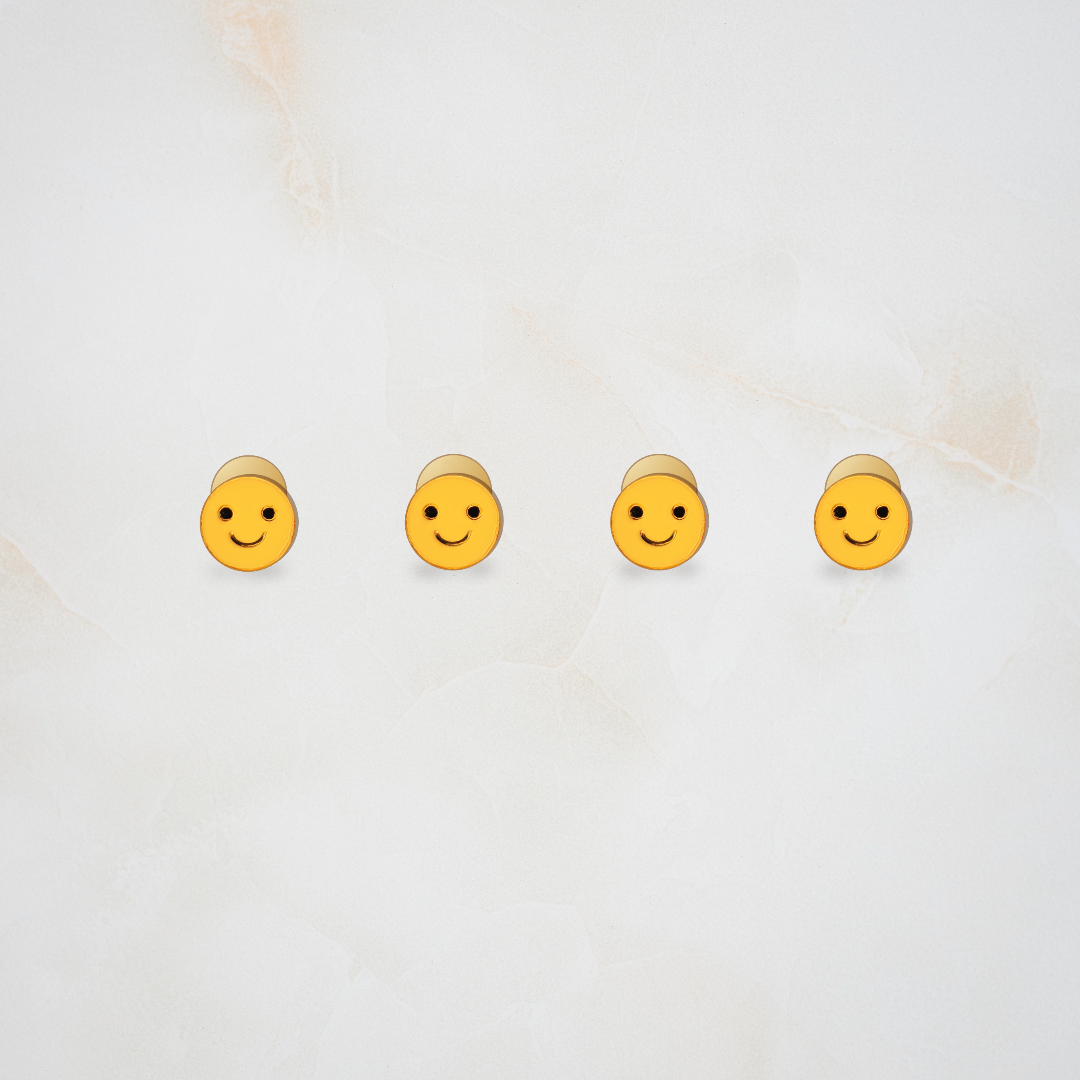 Smiley kurta buttons