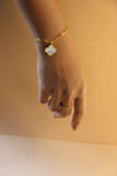 Mop clover clip chain bracelet