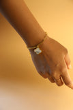 Mop clover clip chain bracelet