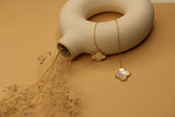 Mop clover threader earrings