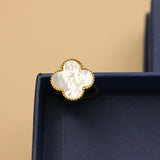 Mop clover adjustable ring