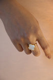 Mop clover adjustable ring