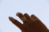 Mop clover adjustable ring