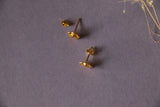Floral ear studs