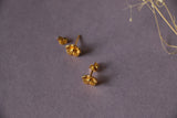 Floral ear studs