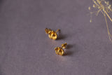 Floral ear studs
