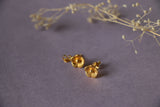 Floral ear studs