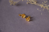 Floral ear studs