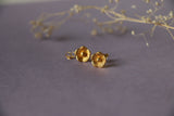 Floral ear studs