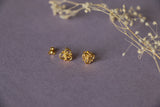 3 petal flower ear studs