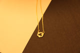 Small floral tiara necklace