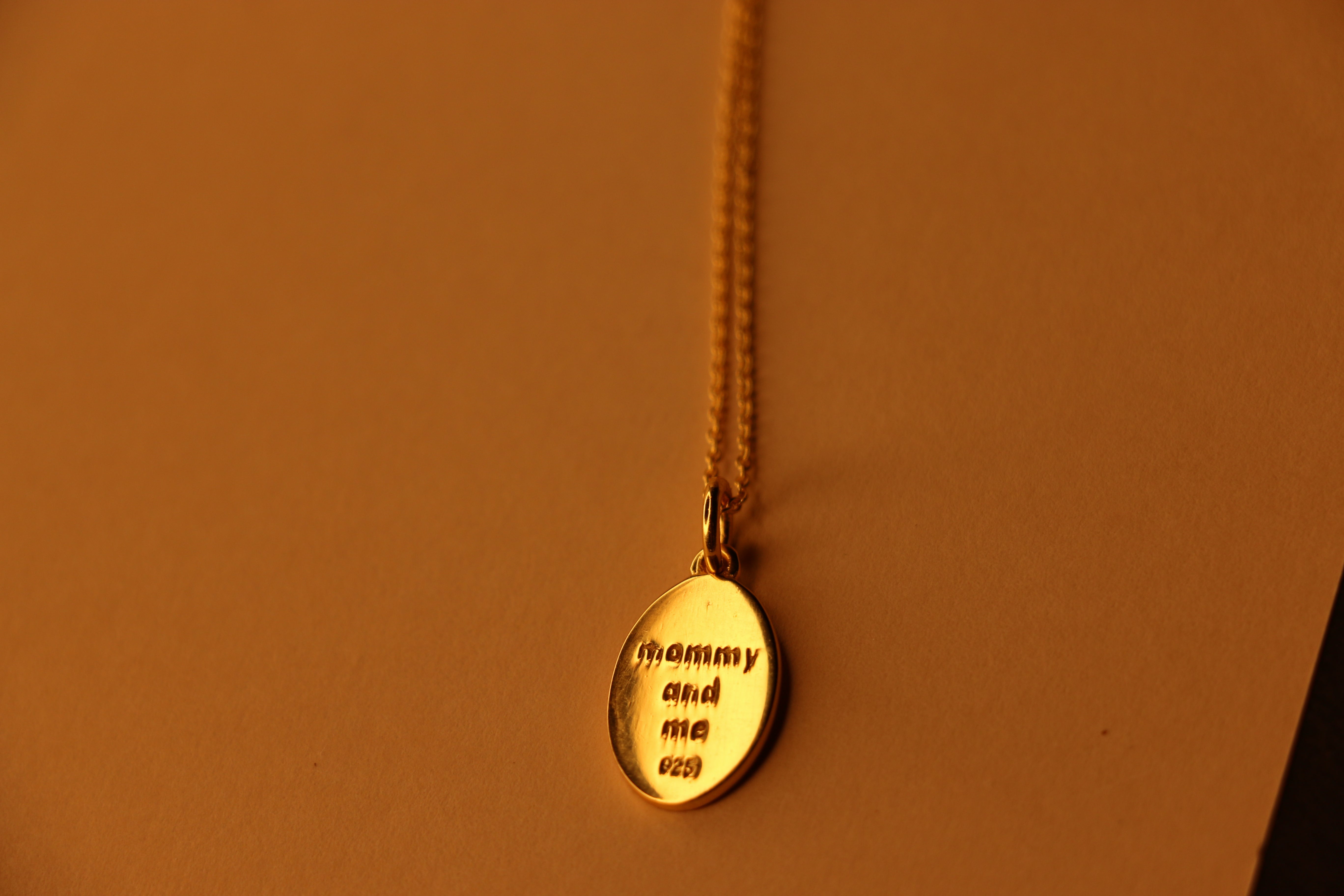 Mom and me necklace