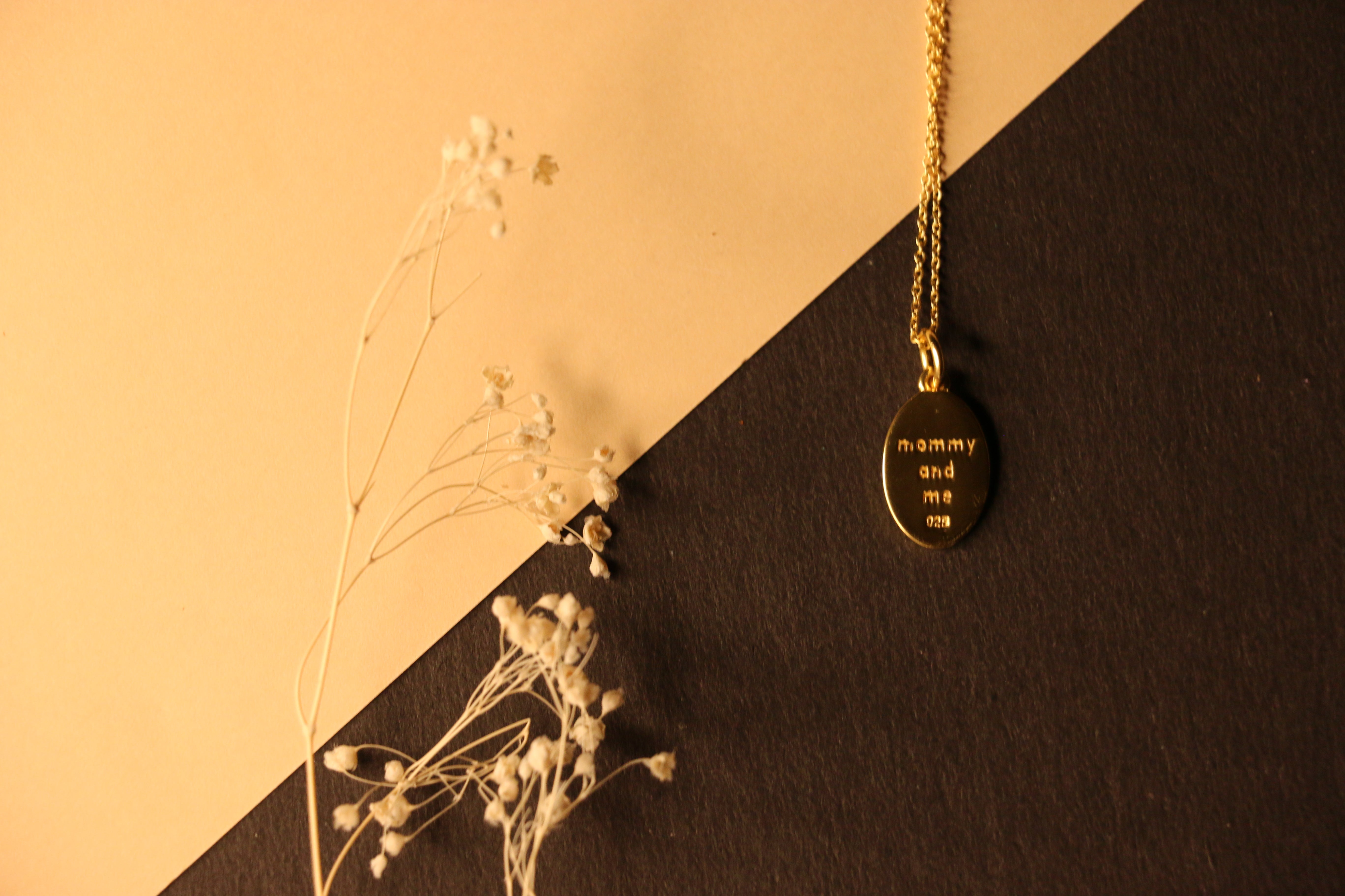 Mom and me necklace