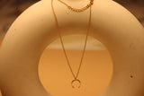 Moon shaped necklace