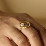 Pearl round ring