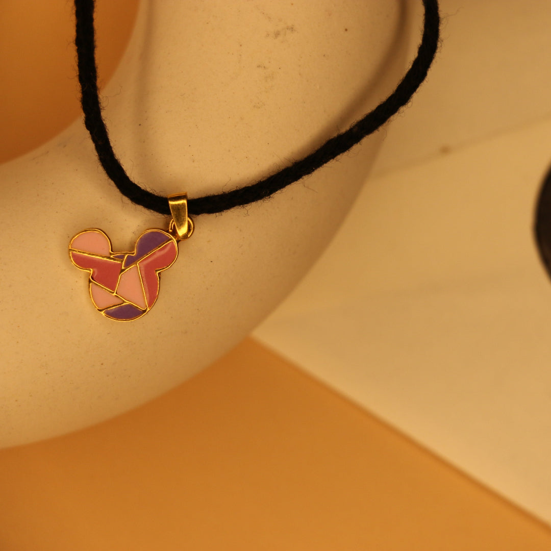 Mickey kids black thread nazarbattu