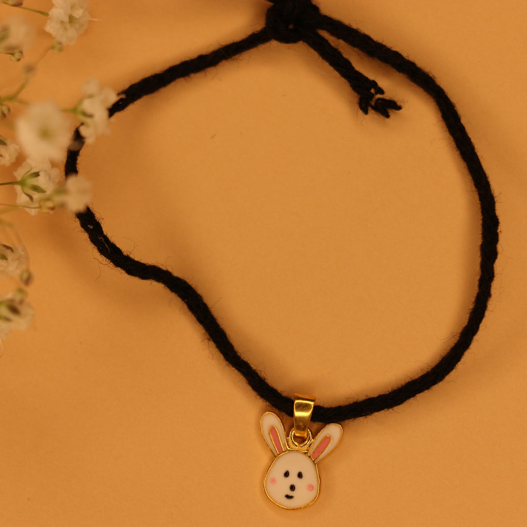 Bunny kids black thread nazarbattu