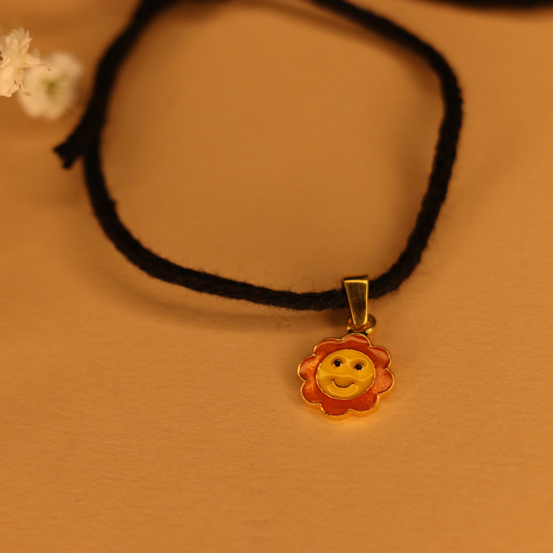 Sun kids black thread nazarbattu