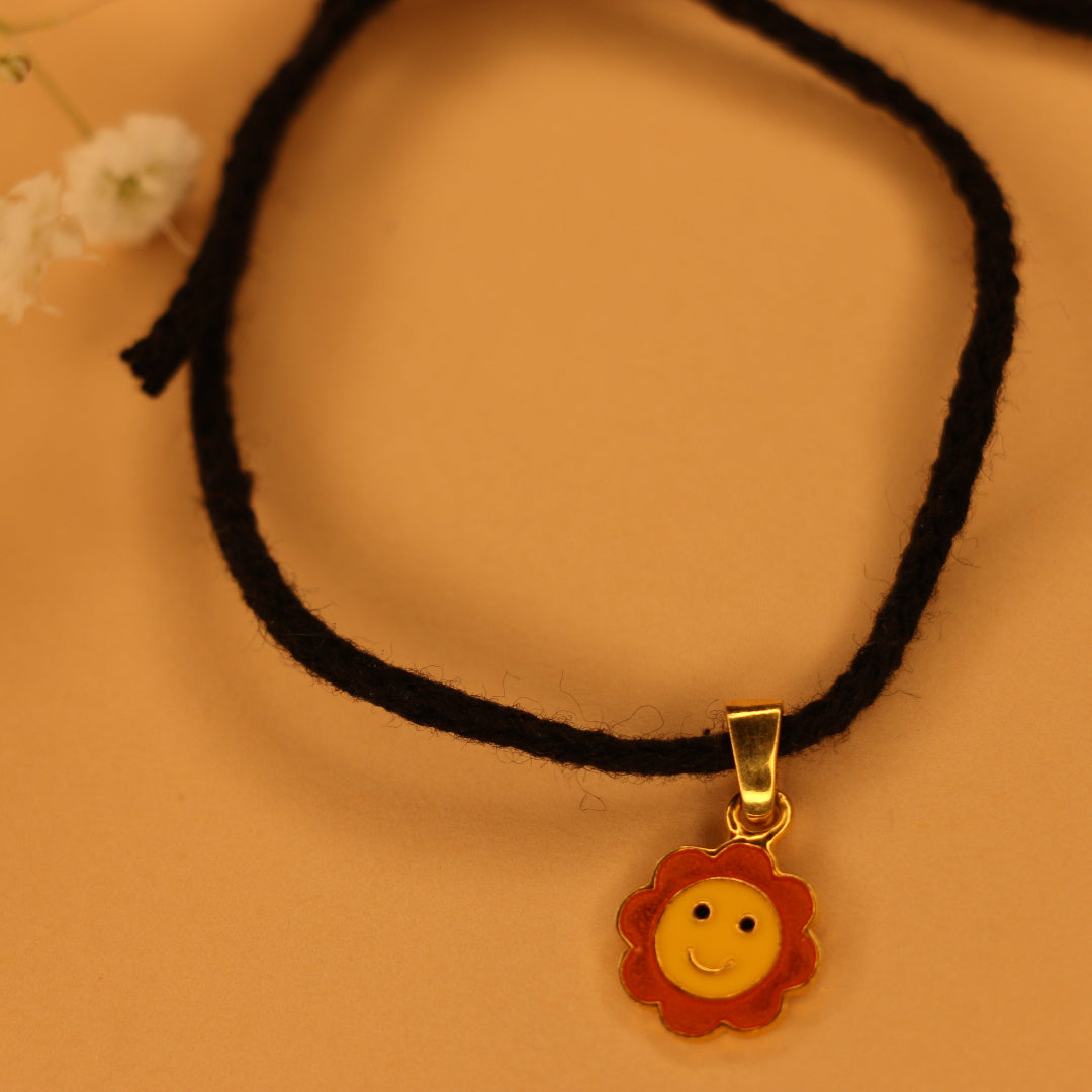 Sun kids black thread nazarbattu