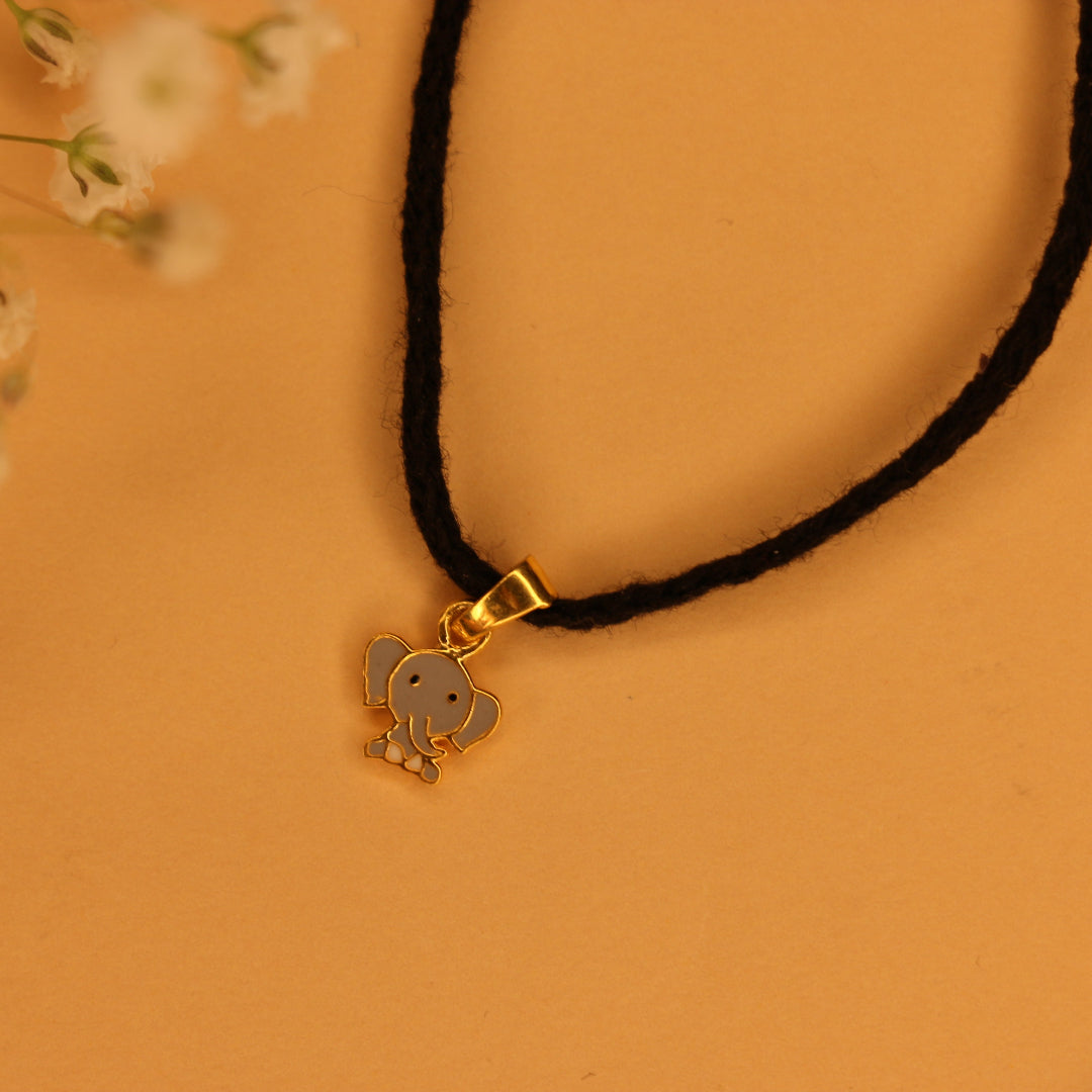 Elephant kids black thread nazarbattu