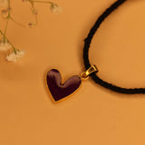 Heart kids black thread nazarbattu