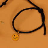 Smiley kids black thread nazarbattu