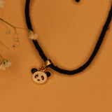 Panda kids black thread nazarbattu