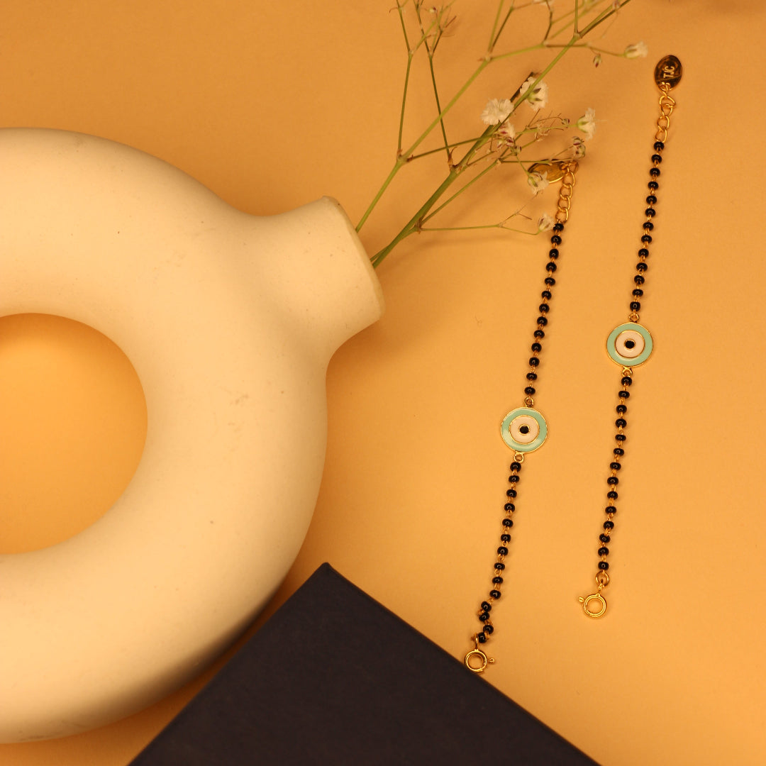 Evil eye kids Nazariye pastel blue