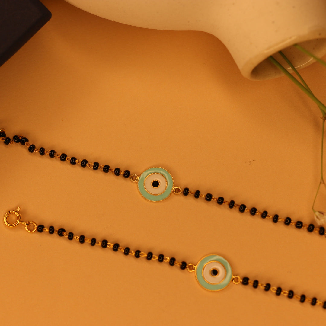 Evil eye kids Nazariye pastel blue