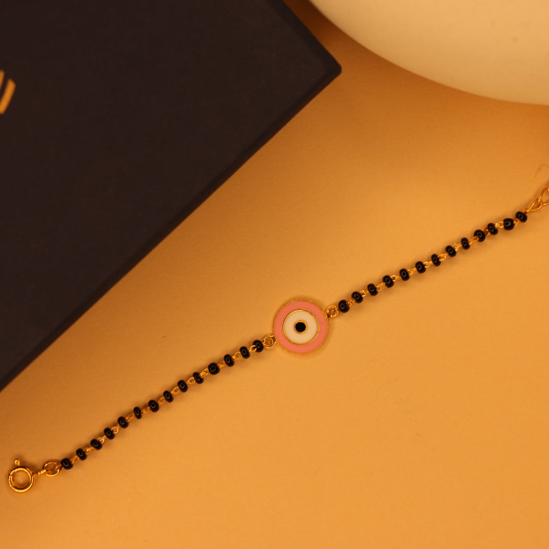 Evil eye kids Nazariye pastel pink