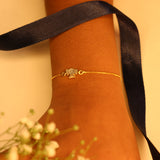 Elephant enamel slider Bracelet