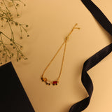Train enamel slider Bracelet