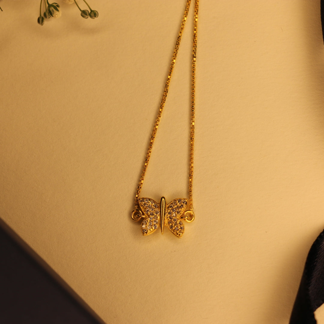 Cz butterfly slider Bracelet