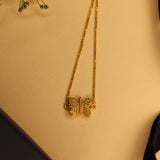 Cz butterfly slider Bracelet