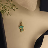 Enamel Teddy charm bracelet
