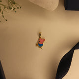 Enamel Peppa pig charm bracelet