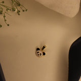Enamel Panda charm bracelet