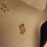 Enamel Unicorn charm bracelet