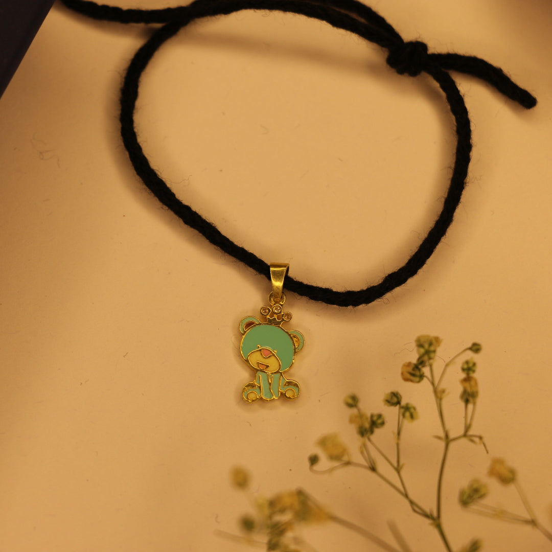 Teddy black thread nazarbattu