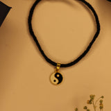 Yin-Yang black thread nazarbattu