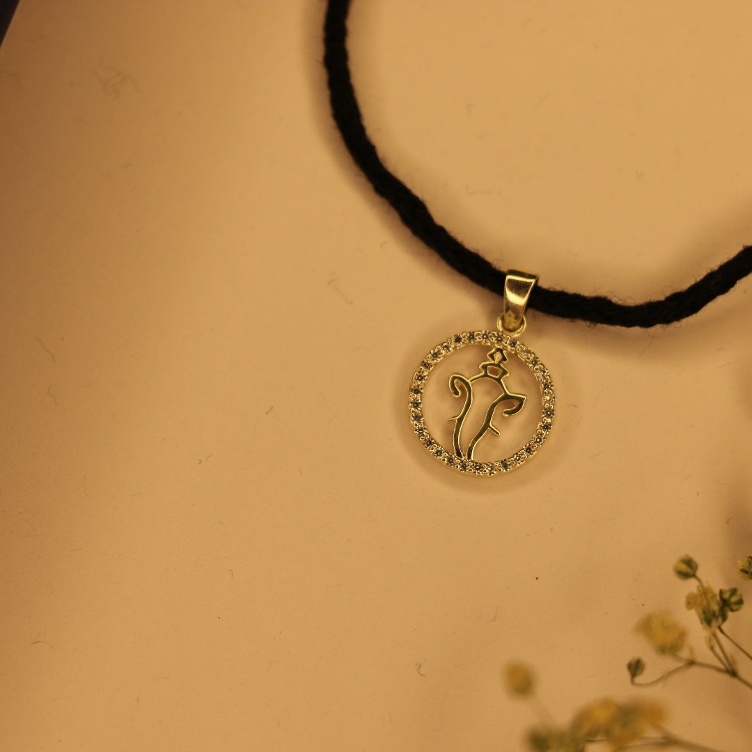 Ganesha black thread nazarbattu