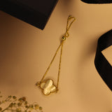MOP clover slider Bracelet