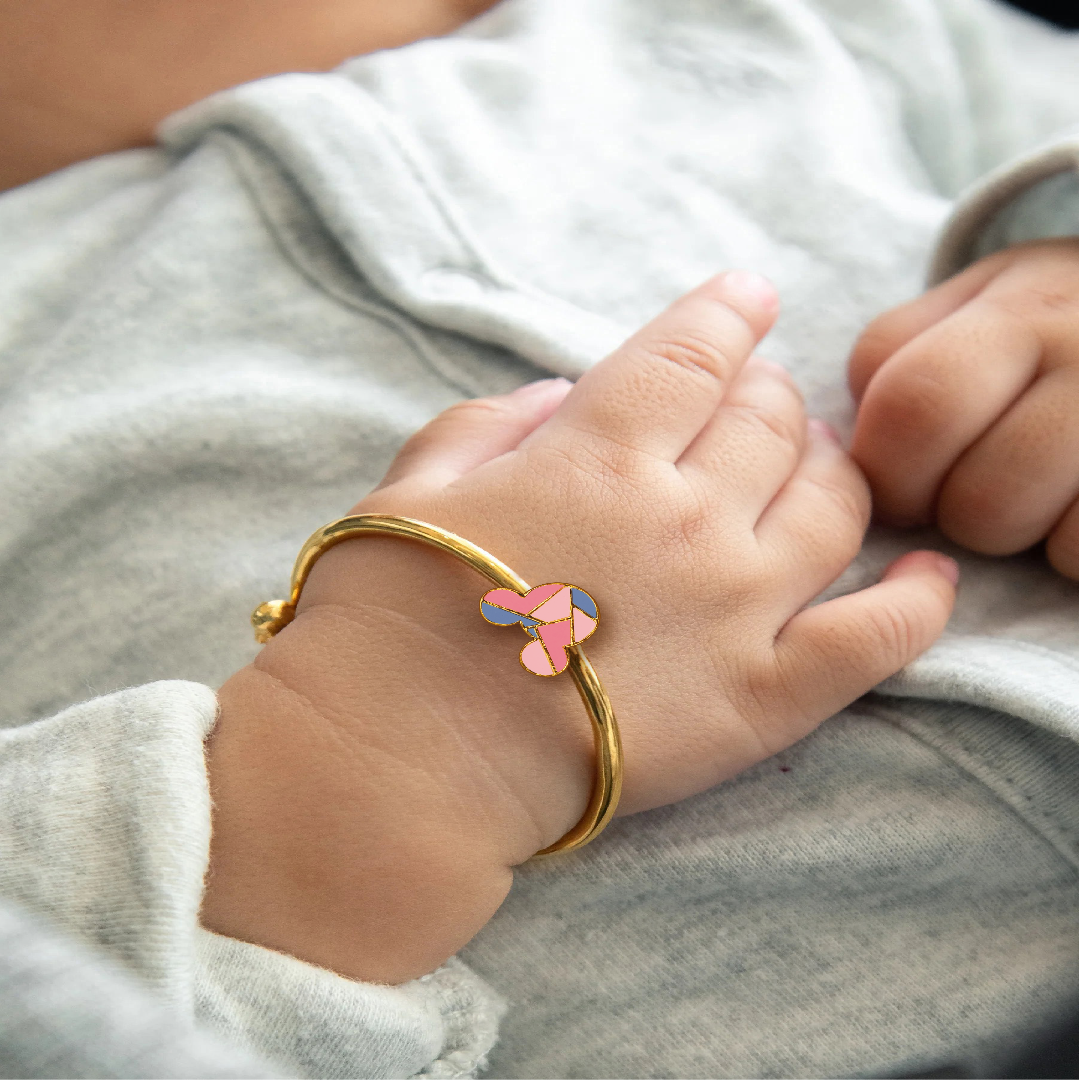 Mickey Silver adjustable kids bangle